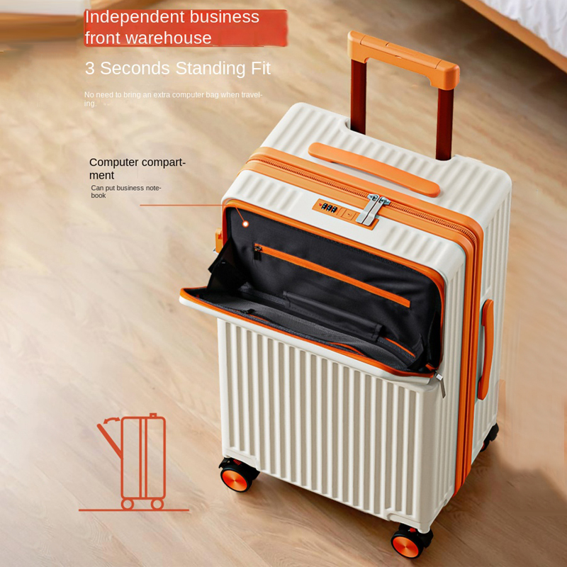 Stylish 20 24 inch Travel Suit - Front Opening Laptop Luggage 24 Inch review and price
