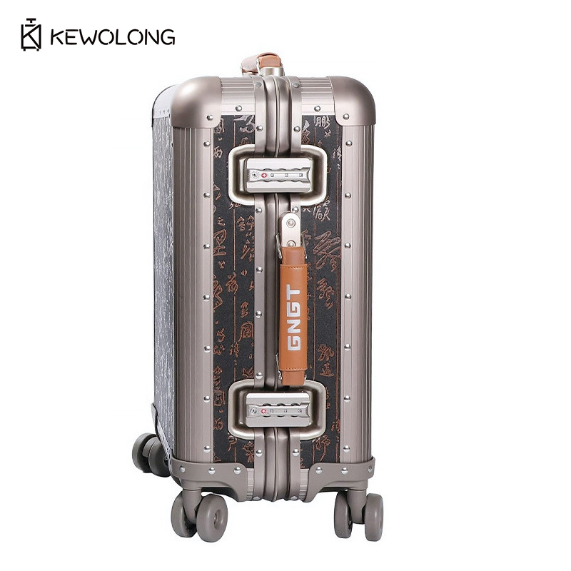 Full Aluminum Magnesium Alloy  - Spinner Wheel Rolling Suitcase 20 Inch review and price