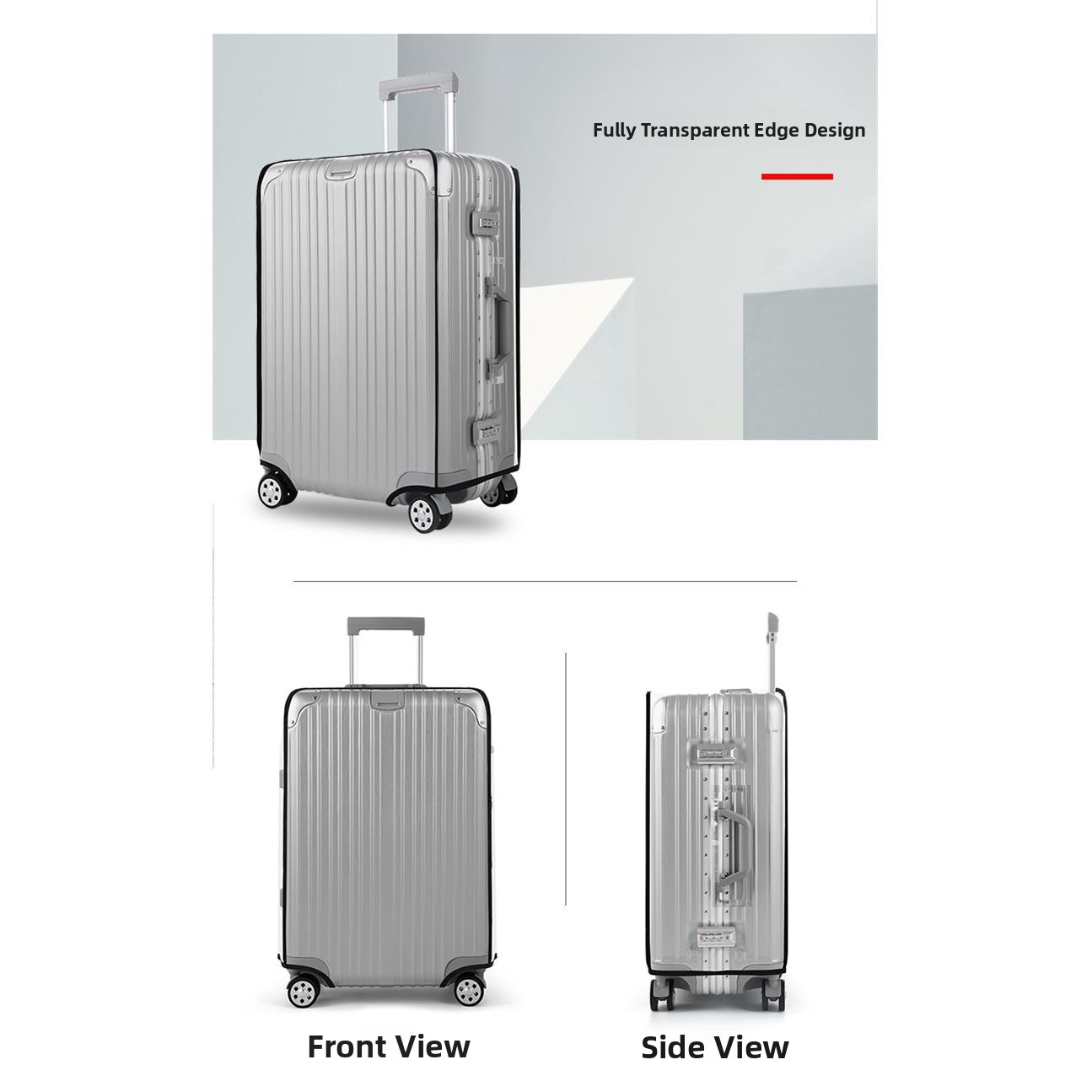 Thickened Waterproof Transpare - Luggage Protective Cover Transparent review and price