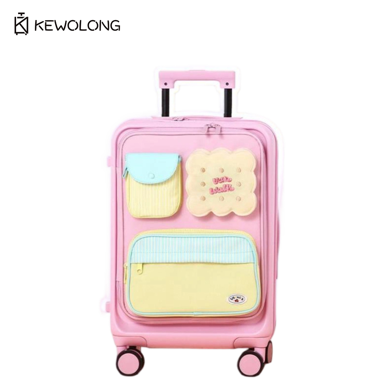 20 Inch Cute Front Opening Spi - Spinner Wheel Rolling Suitcase 20 Inch review and price
