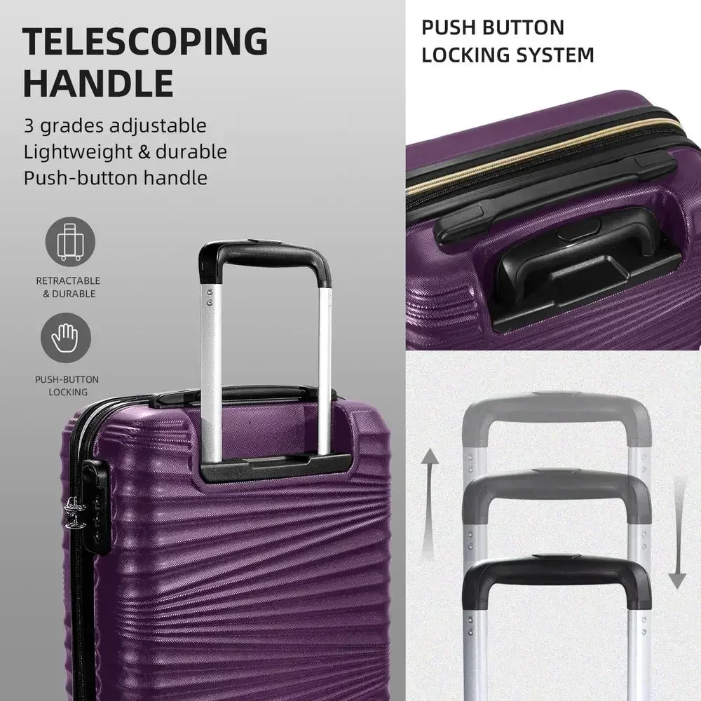 5-Piece Hard Shell Expandable  - Expandable Hard Shell Luggage Set review and price