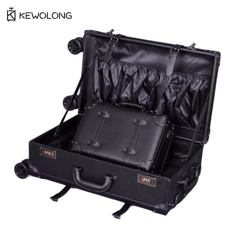 Vintage 20 24 Suitcase Set - R - Retro Vintage Trunk Suitcase review and price