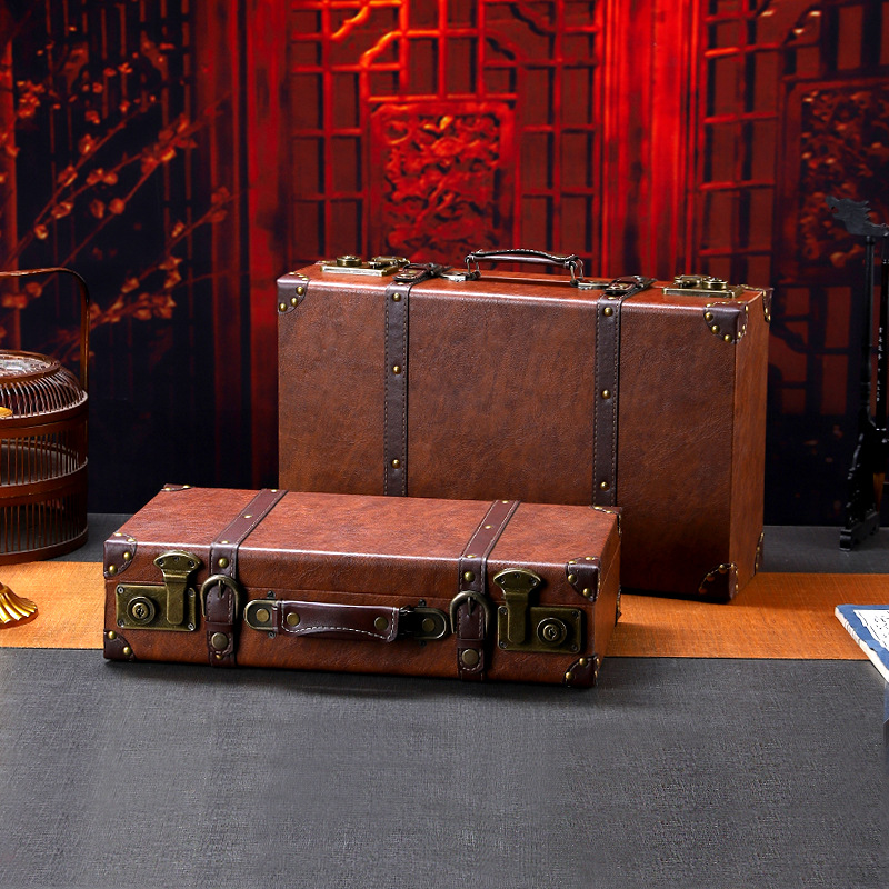 Vintage Wooden Suitcase Multi- - Retro Vintage Trunk Suitcase review and price