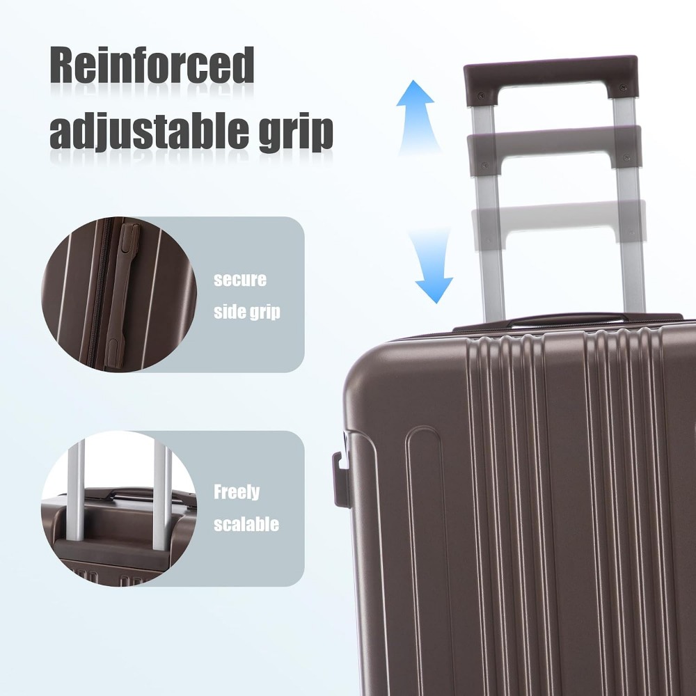 3 Piece Luggage Set Expandable - Expandable Hard Shell Luggage Set review and price