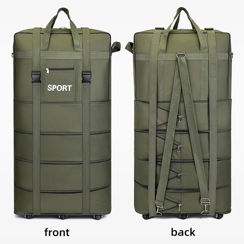 Plus Airline Checked Bag Oxfor - Foldable Rolling Luggage Bag review and price